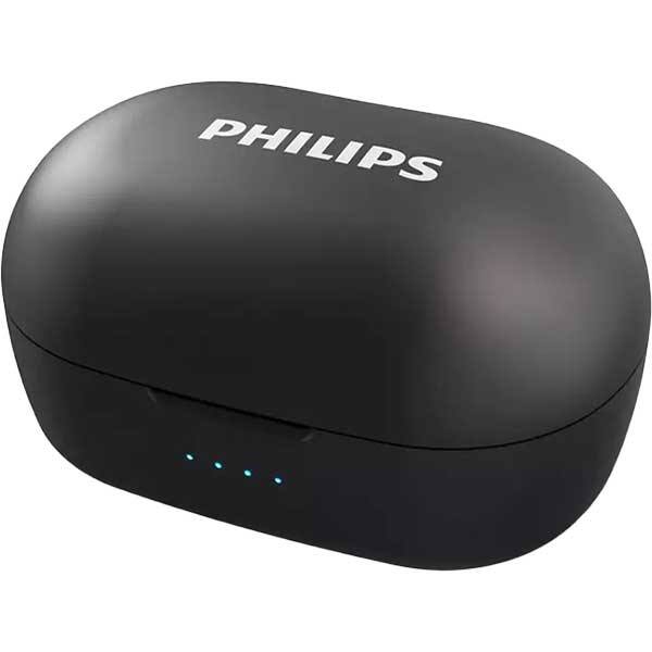 Casti PHILIPS TAT2205BK/00, True Wireless, Bluetooth, In-Ear, Microfon, negru