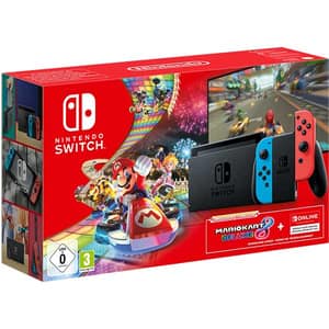 Consola Nintendo Switch (Joy-Con Neon Red/Blue) Mario Kart 8 Deluxe Edition 