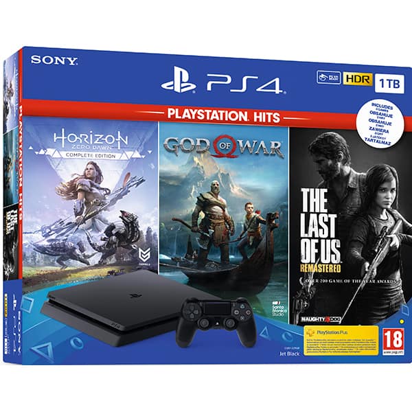 Consola Sony Playstation 4 Slim Ps4 Slim 1tb Jet Black 3