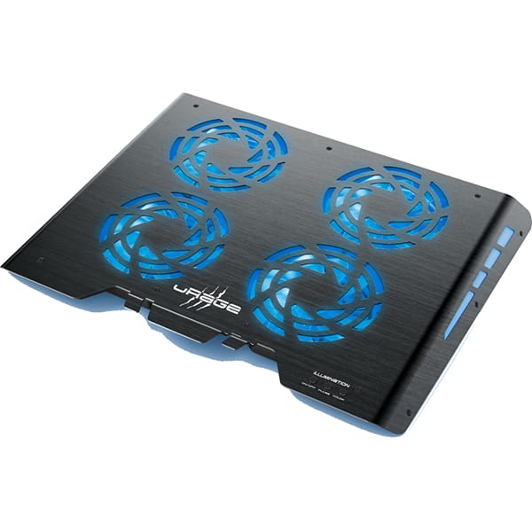 Cooler laptop gaming HAMA uRage Freezer 600 Metal, iluminare, 17", negru