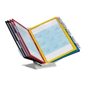 Sistem de prezentare pentru perete/birou DURABLE Vario Pro, 10 display-uri, multicolor