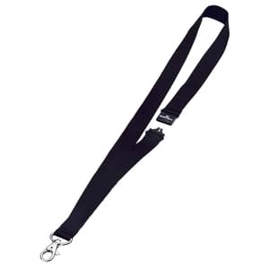 Snur ecuson DURABLE, textil, 80 cm, 10 bucati, negru