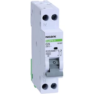 Siguranta automata modulara NOARK 101597, 1P + N, 25A, curba C