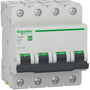 Siguranta automata modulara SCHNEIDER EZ9F32432, 4P, 32A, curba C
