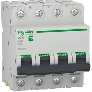 Siguranta automata modulara SCHNEIDER EZ9F32440, 4P, 40A, curba C