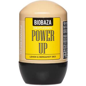 Deodorant roll-on natural pe baza de piatra de alaun BIOBAZA Power up Gentelman, 50ml