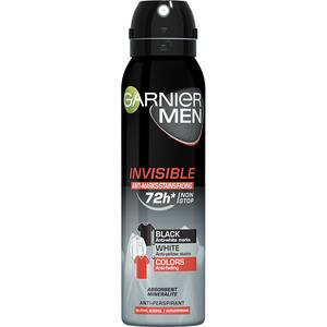 Deodorant antiperspirant spray GARNIER Men Mineral Invisible, 150ml