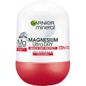 Deodorant roll-on GARNIER Mineral Magnesium Ultra Dry, 50ml