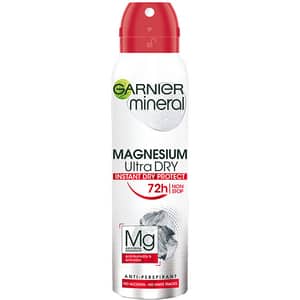 Deodorant antiperspirant spray GARNIER Mineral Magnesium Ultra Dry, 150ml