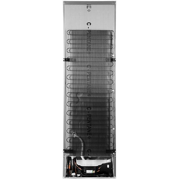 Combina frigorifica WHIRLPOOL W9 921D OX, Dual NoFrost, 355 l, H 201 cm, Clasa E, 6th Sense, inox