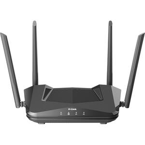 Router Wireless Gigabit D-LINK DIRX1560, Wi-Fi 6, Dual-Band 300 + 1200 Mbps, negru