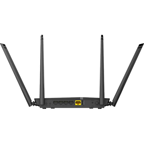Router Wireless Gigabit D-LINK DIR-825, Dual-Band 300 + 867 Mbps, USB 2.0, negru