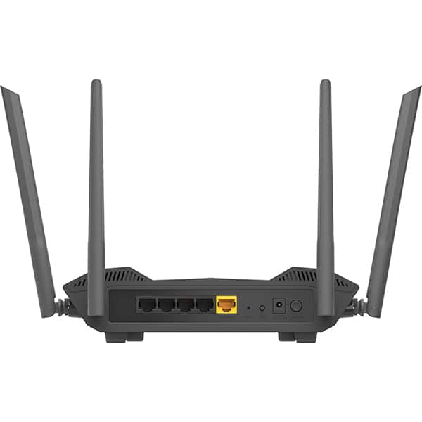 Router Wireless Gigabit D-LINK DIR‑X1560, Wi-Fi 6, Dual-Band 300 + 1200 Mbps, negru