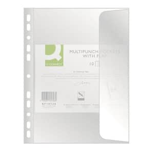 Folii protectie documente cu clapa DONAU, B4, 100 microni, 10 bucati
