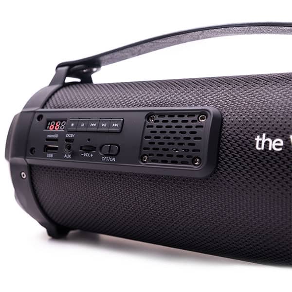 Boxa portabila E-BODA The Vibe 300, Bluetooth, MicroSD, Radio FM, negru