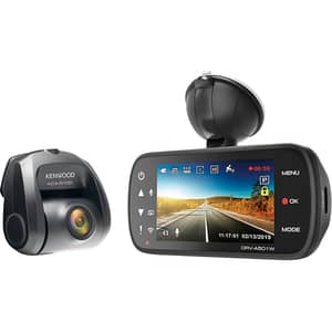 Camera auto DVR duala KENWOOD DRVA501WRC, 3", QHD, Wi-Fi, G-Senzor