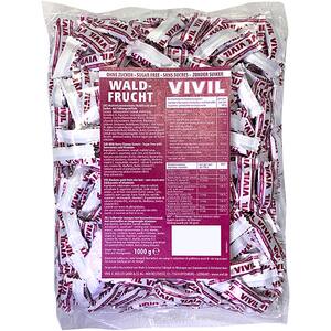 Drajeuri VIVIL Multivitamine fructe de padure fara zahar, 1kg