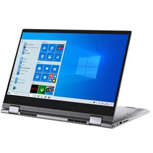 Laptop 2 in 1 DELL Inspiron 5406, Intel Core i3-1115G4 pana la 4.1GHz, 14" Full HD Touch, 4GB, SSD 256GB, Intel UHD Graphics , Windows 10 S, gri