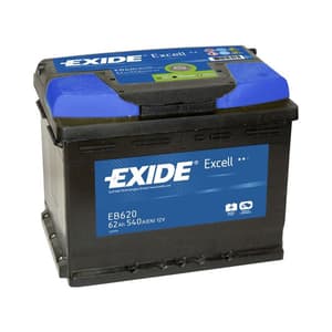 Baterie auto EXIDE Excell, 12V, 62Ah, 540A