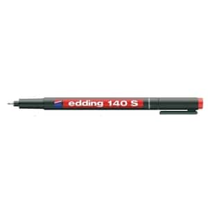 Marker permanent EDDING OHP 140S, 0.3 mm, rosu