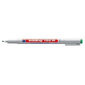Marker nepermanent EDDING 152 OHP, 1 mm, corp plastic, verde