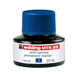 Tus pentru marker permanent EDDING MTK 25, 25 ml, albastru