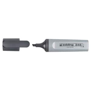 Textmarker EDDING 345, 2-5 mm, gri