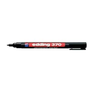 Marker permanent EDDING 370, 1 mm, negru