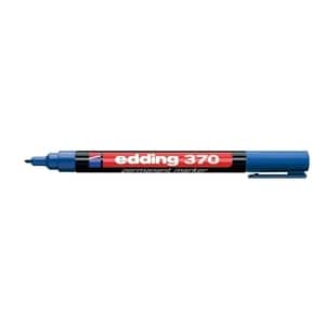 Marker permanent EDDING 370, 1 mm, albastru