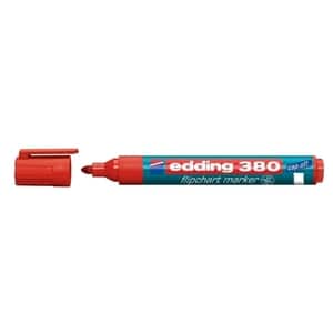 Marker  pentru flipchart EDDING 380, 1.5-3 mm, rosu