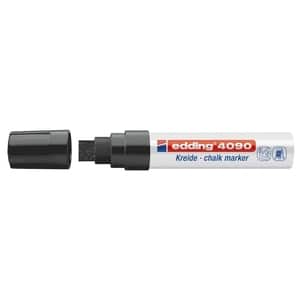 Marker pentru sticla EDDING 4090, 4-15 mm, corp metalic, negru