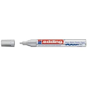 Marker permanent cu vopsea EDDING 750, corp metalic, 2-2-4 mm, argintiu