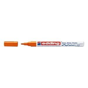 Marker permanentcu vopsea EDDING 751, corp metalic, 1-2 mm, portocaliu
