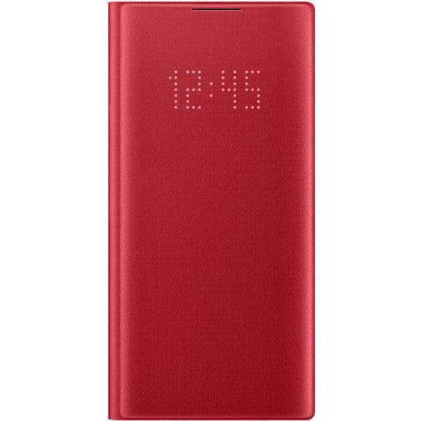 Husa Clear View Pentru Samsung Galaxy Note 10 Ef Nn970pregww Rosu