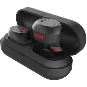 Casti ELARI NanoPods Sport, True Wireless, Bluetooth, In-Ear, Microfon Noise Cancelling, Waterproof, negru