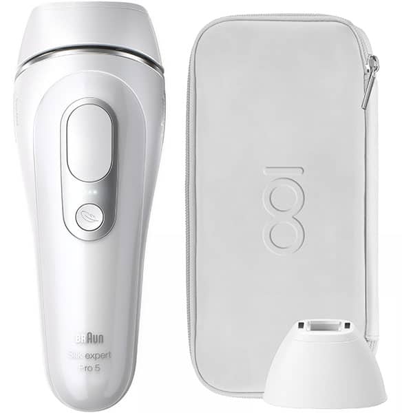 Epilator IPL BRAUN Silkepil Expert Pro 5 MBSEP5, 400.000 pulsatii, alb