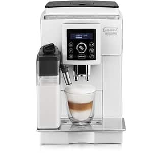 Espressor automat DE LONGHI LatteCrema System ECAM 23.460.W, 1.8l, 1450W, 15 bar, alb-negru 