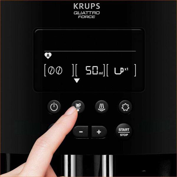 Espressor automat KRUPS Happy EA817010, 1.7l, 1450W, 15 bar, negru