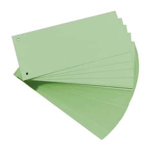 Separator FALKEN, carton, 105 x 240 mm, 100 bucati, verde