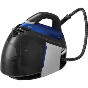 Statie de calcat BEKO HygieneShield SGA8328B, 2800W, 450g/min, 1.8l, talpa SteamXtra, albastru-negru 