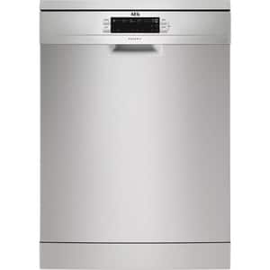 Masina de spalat vase independenta AEG FFBM5261ZM, 13 seturi, 5 programe, 60 cm, Clasa E, inox