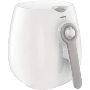 Friteuza cu aer cald PHILIPS Daily Collection Airfryer HD9216/80, 0.8kg, 4.1l, 1425W, alb-gri