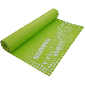 Covoras gimnastica DHS Slimfit, 173 x 61 x 0.4 cm, verde