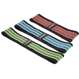 Banda de rezistenta fitness HMS HB12, set 3 in 1, Multicolor
