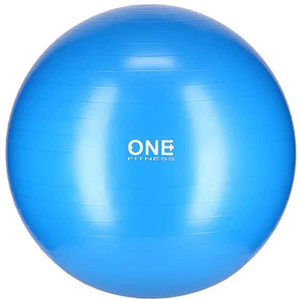 Minge fitness ONE FITNESS, 75 cm, albastru