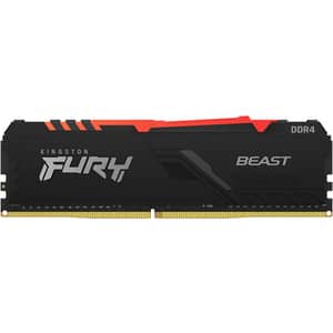 Memorie desktop KINGSTON Fury Beast RGB, 8GB DDR4, 3200MHz, CL16, KF432C16BBA/8