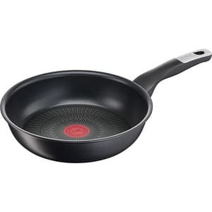 Tigaie TEFAL Unlimited G2550772, 30cm, aluminiu, invelis antiaderent, Thermo Signal, negru