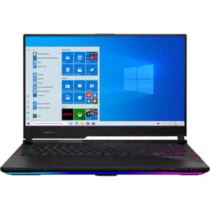Laptop Gaming ASUS ROG Strix Scar 17 G733QS-HG015T, AMD Ryzen 9 5900HX pana la 4.6GHz, 17.3" WQHD, 32GB, SSD 1TB, NVIDIA GeForce RTX 3080 16GB, Windows 10 Home, negru