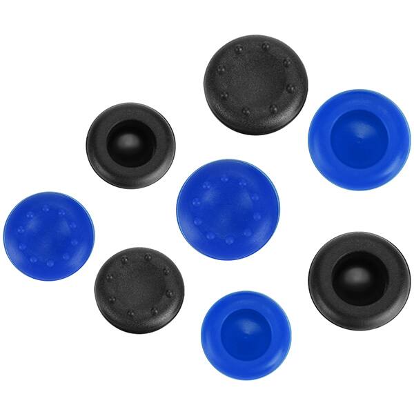 Set 8 accesorii MARVO SC-01 pentru Controllere, negru-albastru