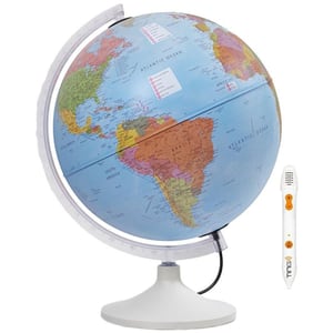 Glob pamantesc TECNODIDACTICA Parlamondo, diametru 30 cm, iluminat